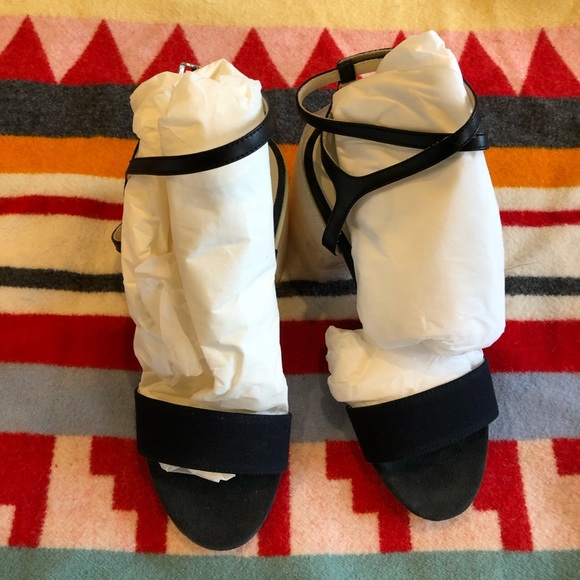 Mm6 calfskin and canvas sandals, NWT, sz 38 - Picture 11 of 11